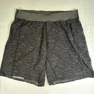 Lululemon Shorts Men's Dark Gray Athletic Running Shorts Size Large